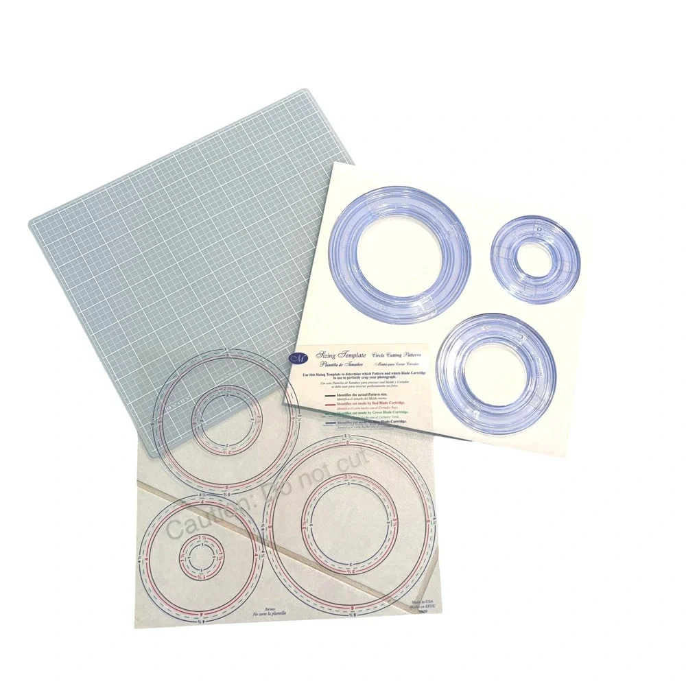 Creative Memories Circle Templates and Mat System Set